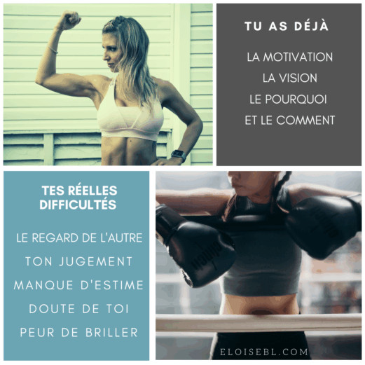 « Oui, mais toi Élo tu es motivée, tu es disciplinée. »