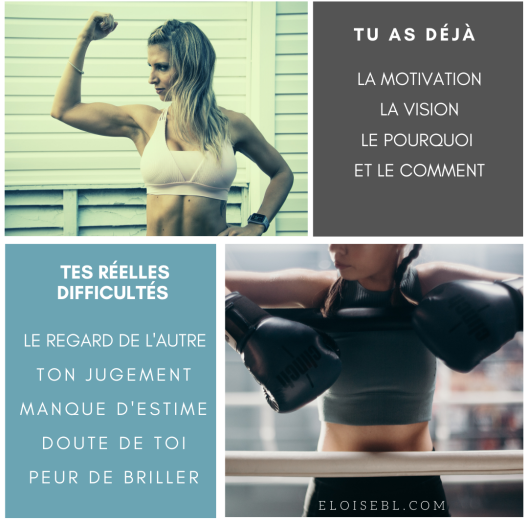 « Oui, mais toi Élo tu es motivée, tu es disciplinée. »